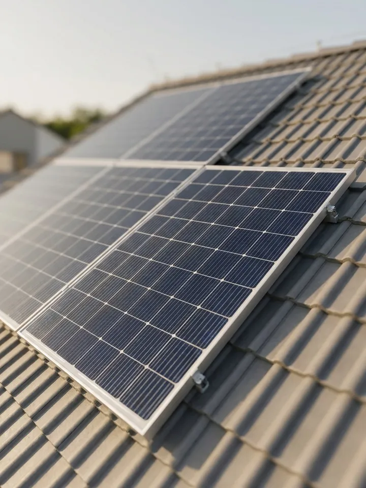 Fotovoltaické panely na střeše